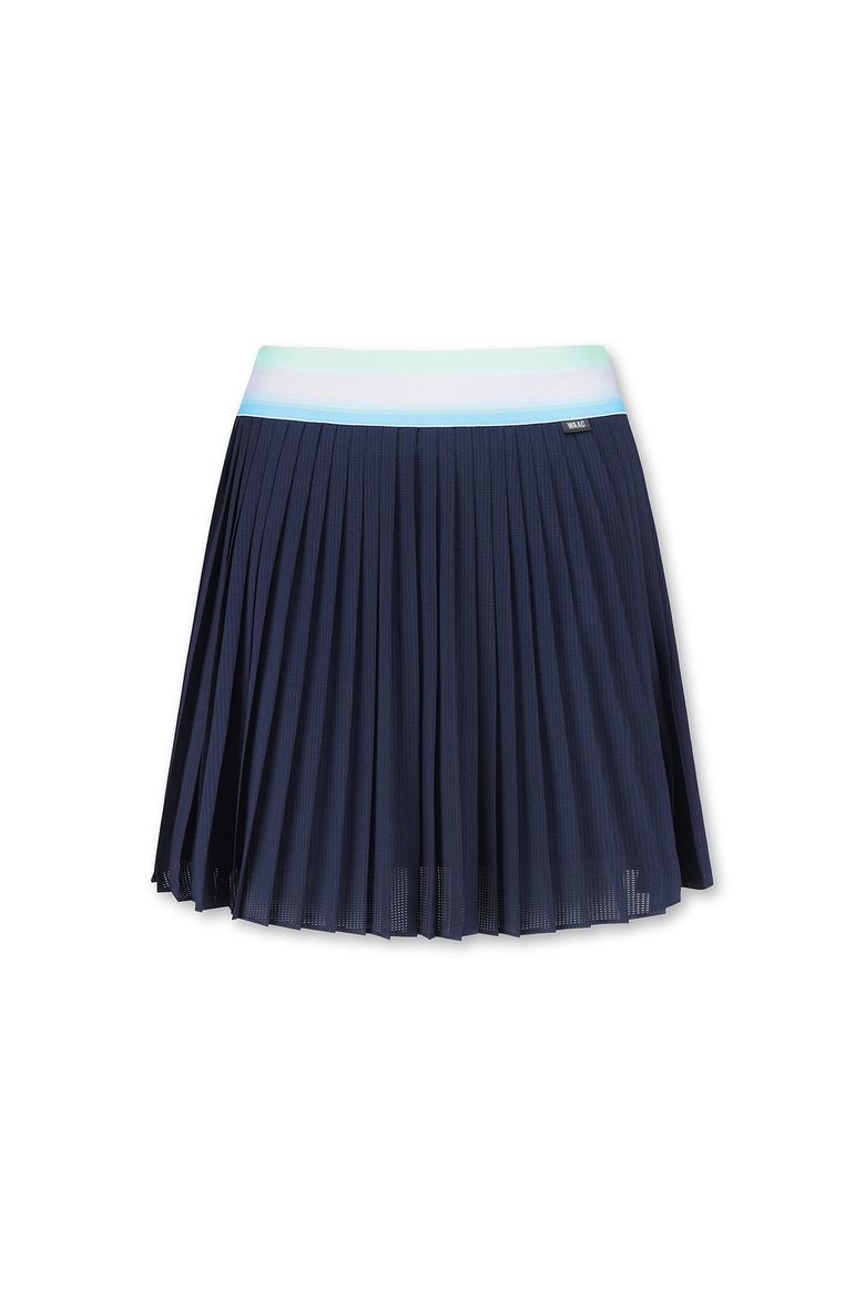 Women Waist Banding Pleats Skort_WWKCM25207BUD