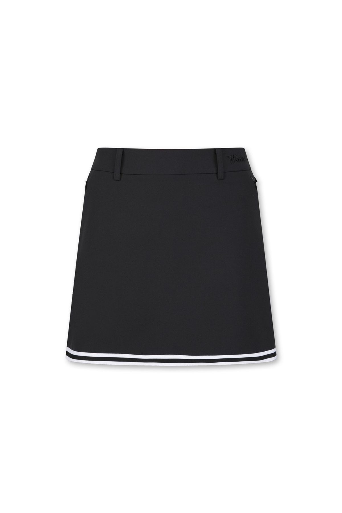 왁(WAAC) Women Basic A-line Skort_WWKCM25204BKX