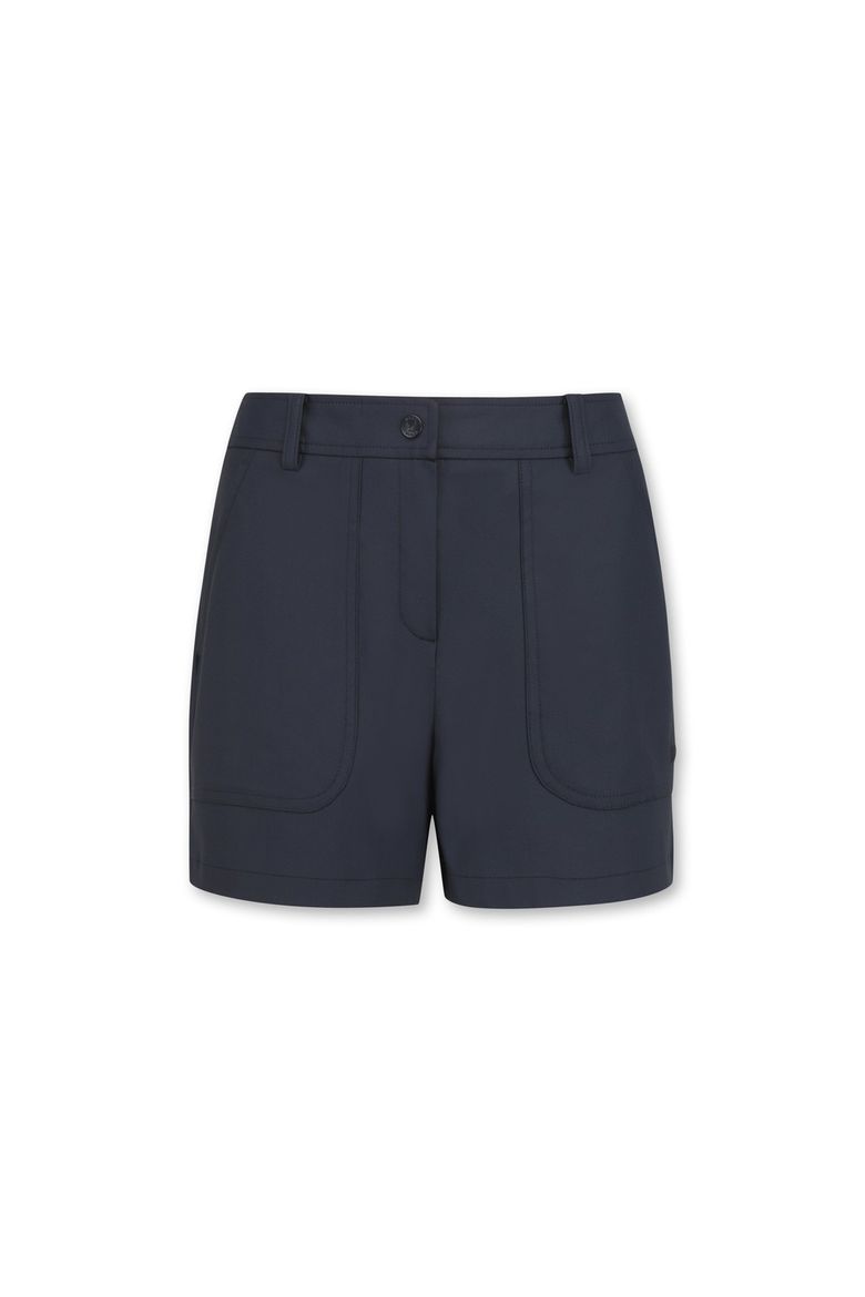 Women Athletic Big Pocket Shorts_WLPNM25403NYD