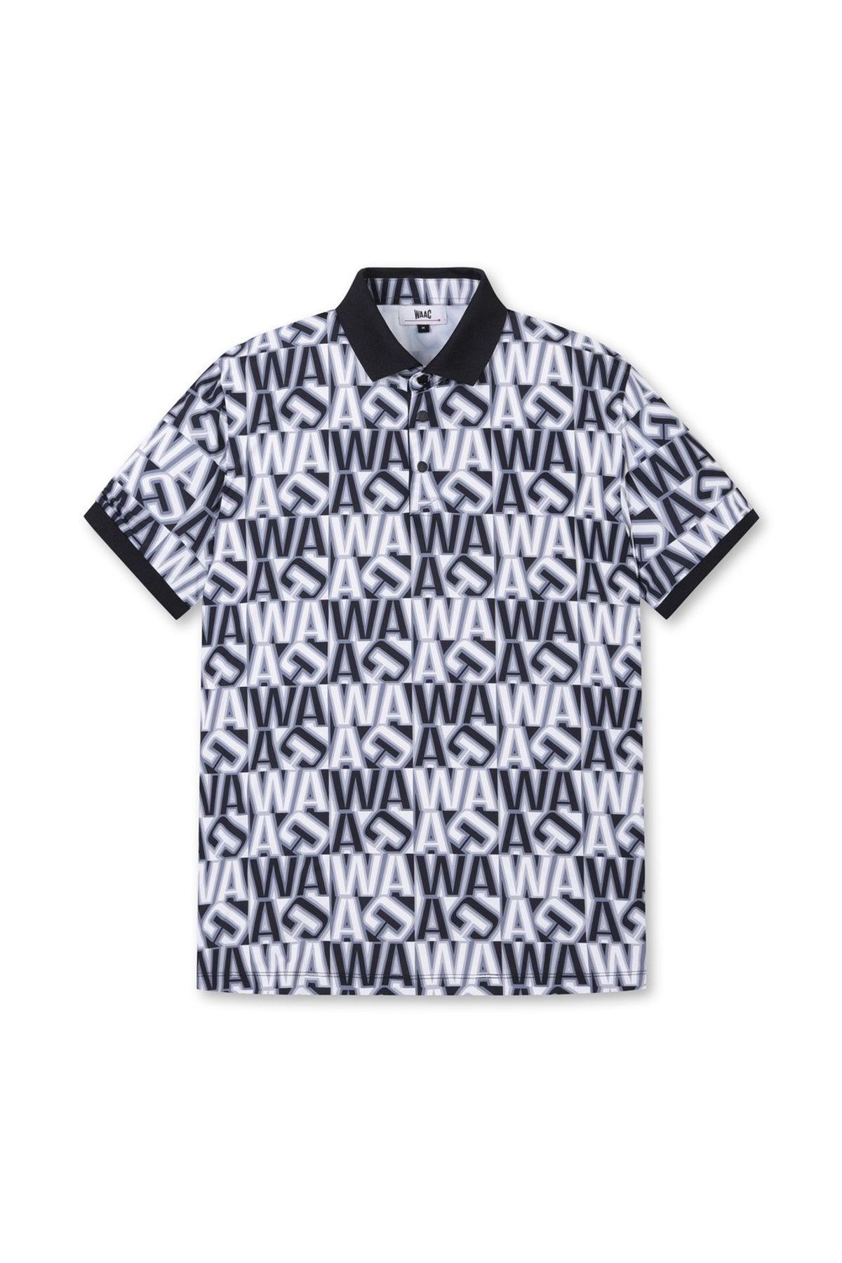 왁(WAAC) Men Squared WAAC SS Polo_WMTCM25215BKX