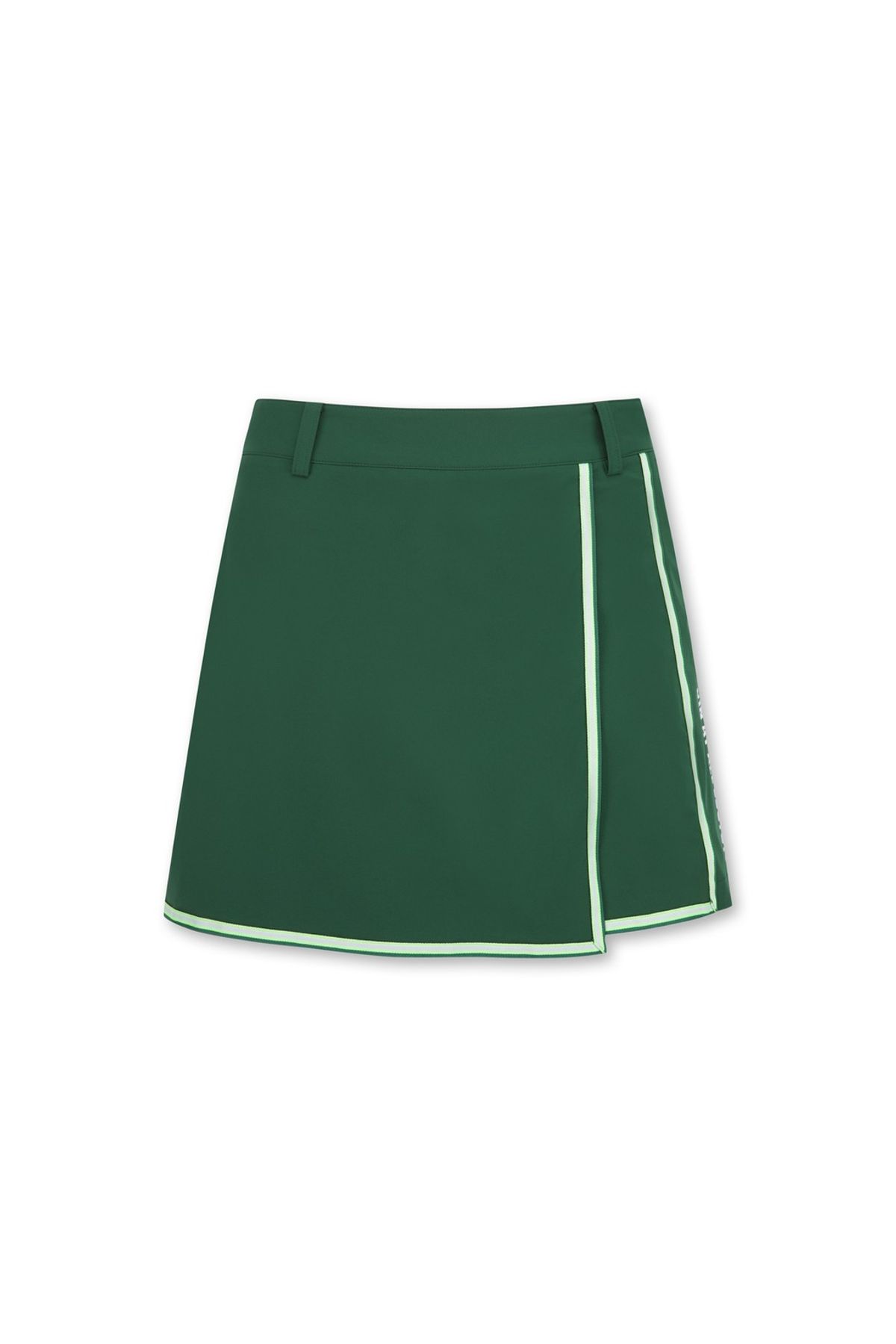 왁(WAAC) Women Athletic Double Wrap Layer Shorts_WLPNM25404GRX