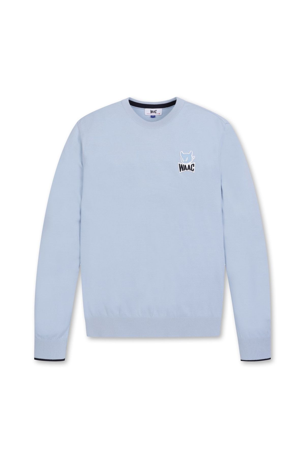 왁(WAAC) Women Athletic Soft Feel Crewneck Sweater_WTWAM25401LBX