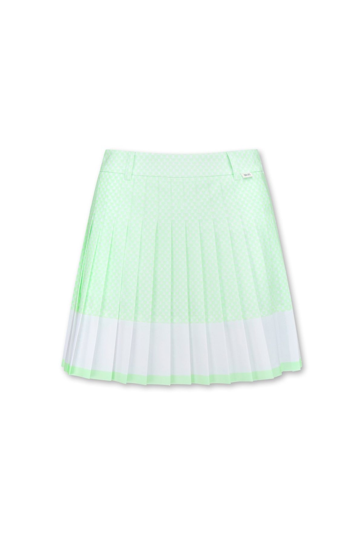 왁(WAAC) Women Pattern Pleats Skort_WWKCM25205YGX
