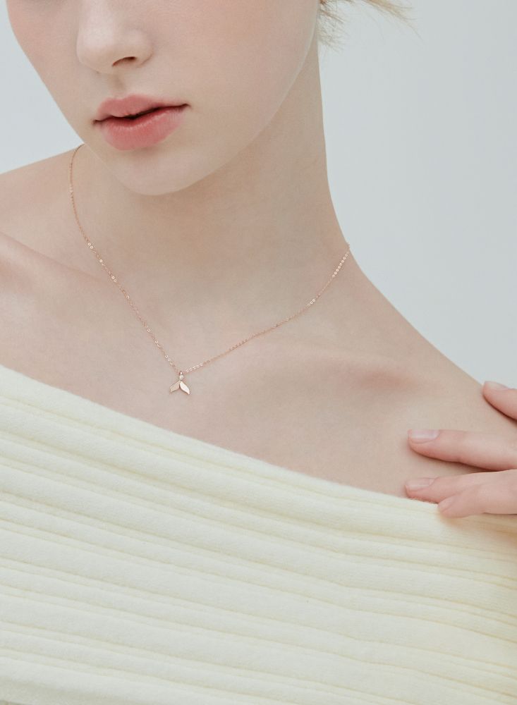 J.ESTINA ■ THE WISH LUCKY TAIL NECKLACE MUSINSA | J.ESTINA THE WISH LUCKY TAIL 14K NECKLACE