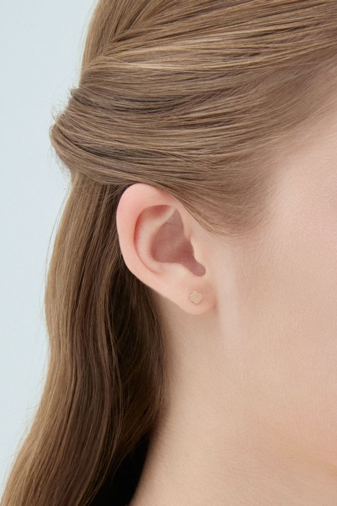 MUSINSA公式 | J.ESTINA CLOVIA 14K シングルピアス (JJCLE05B2200R4P00)
