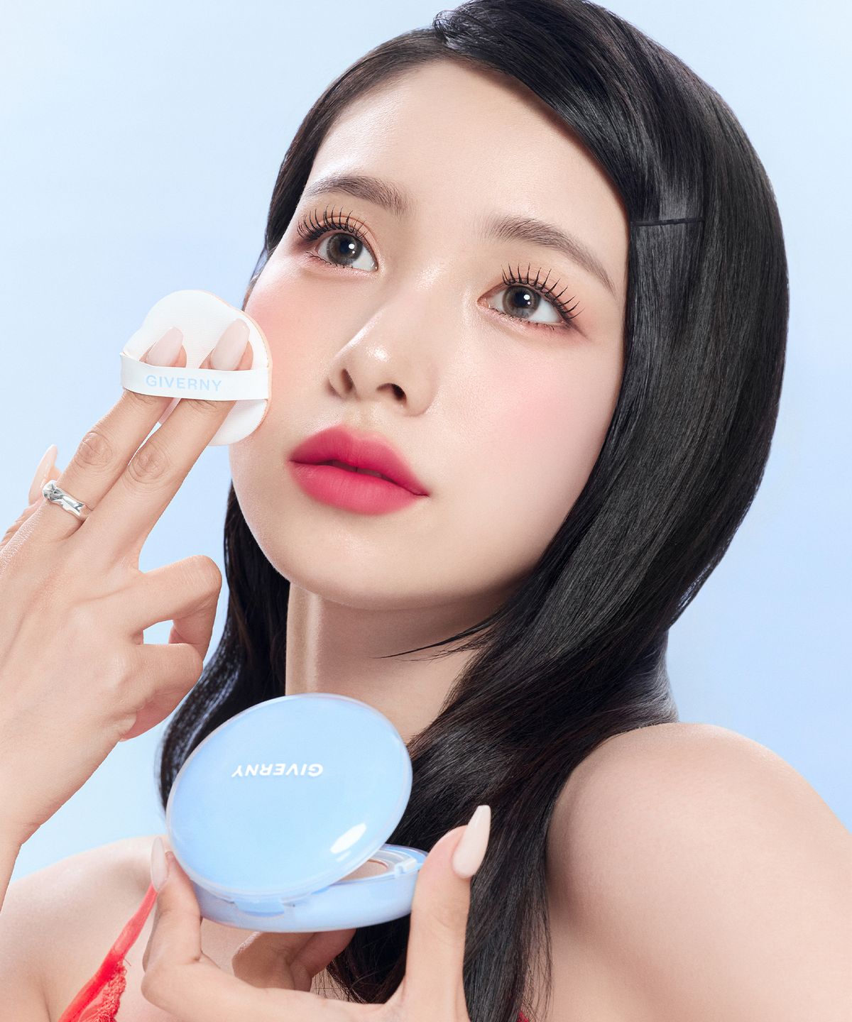 지베르니(GIVERNY) 클라우드 메쉬 쿠션 (본품+리필)