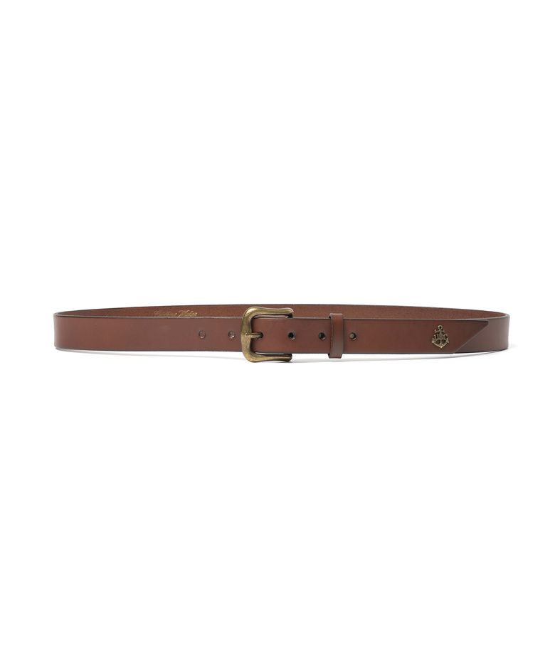 anchor leather belt brown