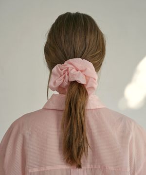 (woman) [스크런치 SET]  텐셀 ST 시어 셔츠_Pink