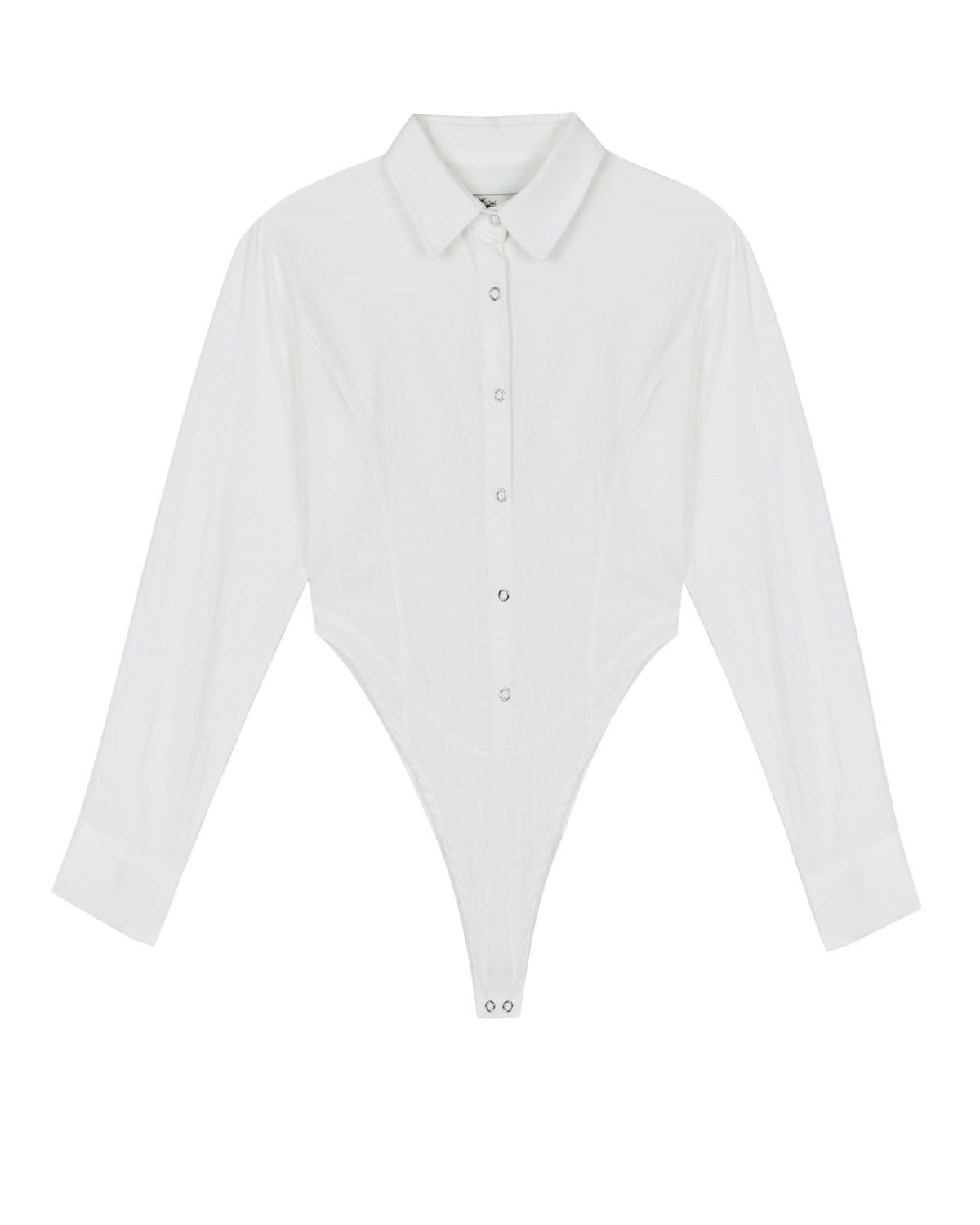 노 엑스트라 터치(NO EXTRA TOUCH) Contour Shirts Body Suit (ivory) / 25FWJS001IV