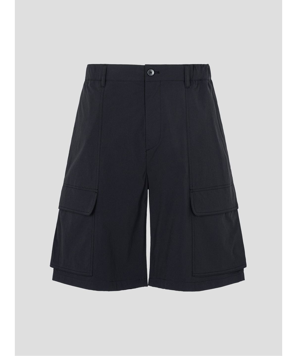 빈폴 멘(BEANPOLE MEN) 화섬 버뮤다 카고 하프 팬츠  블랙