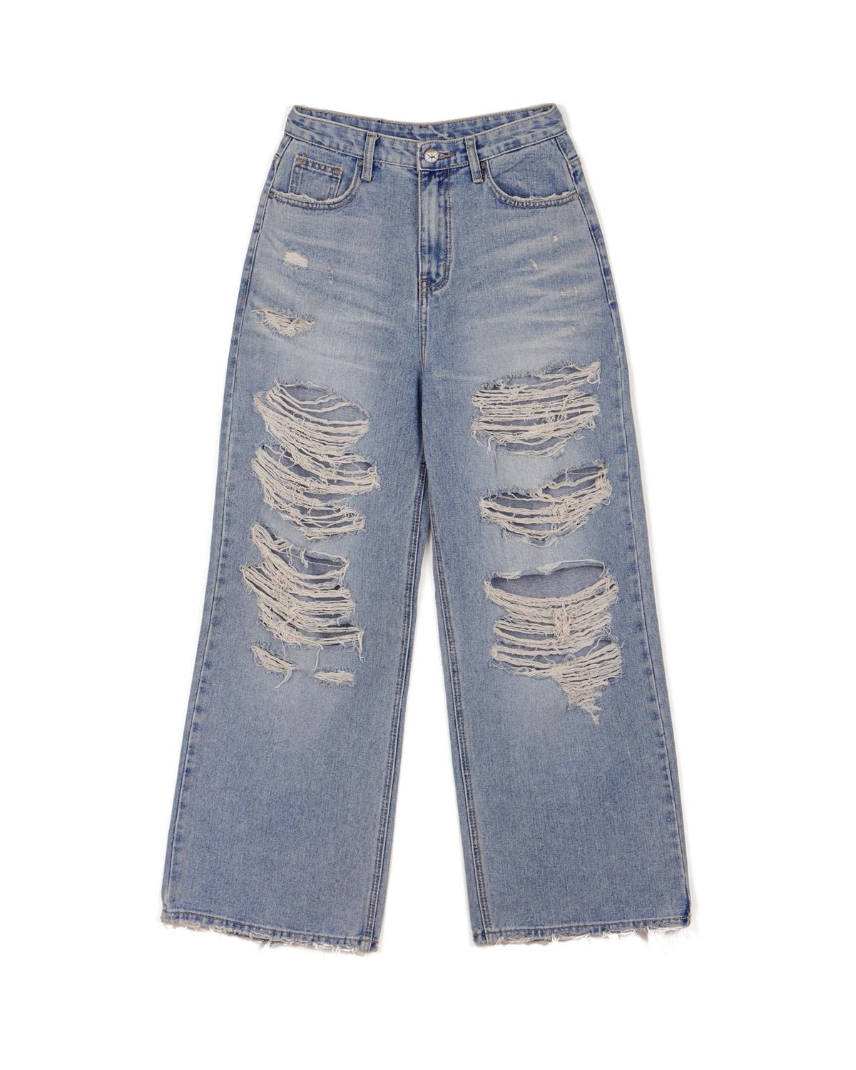 노 엑스트라 터치(NO EXTRA TOUCH) Damage Denim / 25SPPT001BL