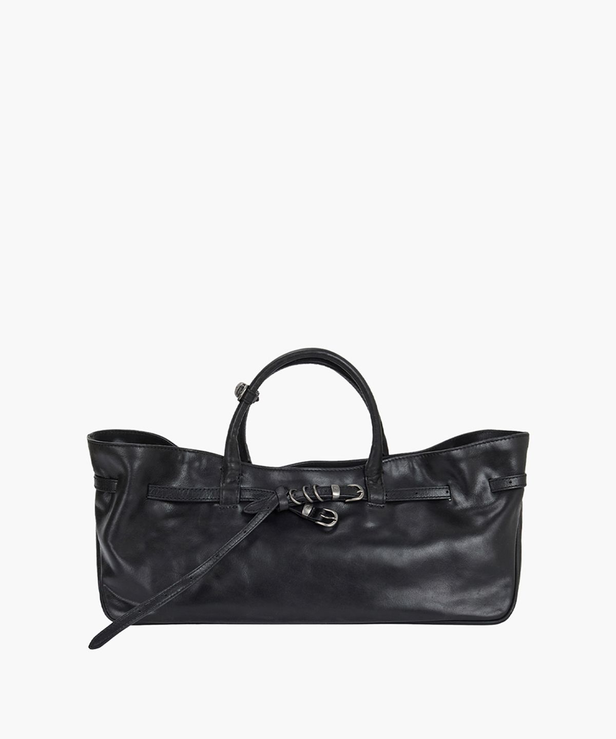 마지셔우드(MARGESHERWOOD) GRANDMA USED BAG_black pull-up