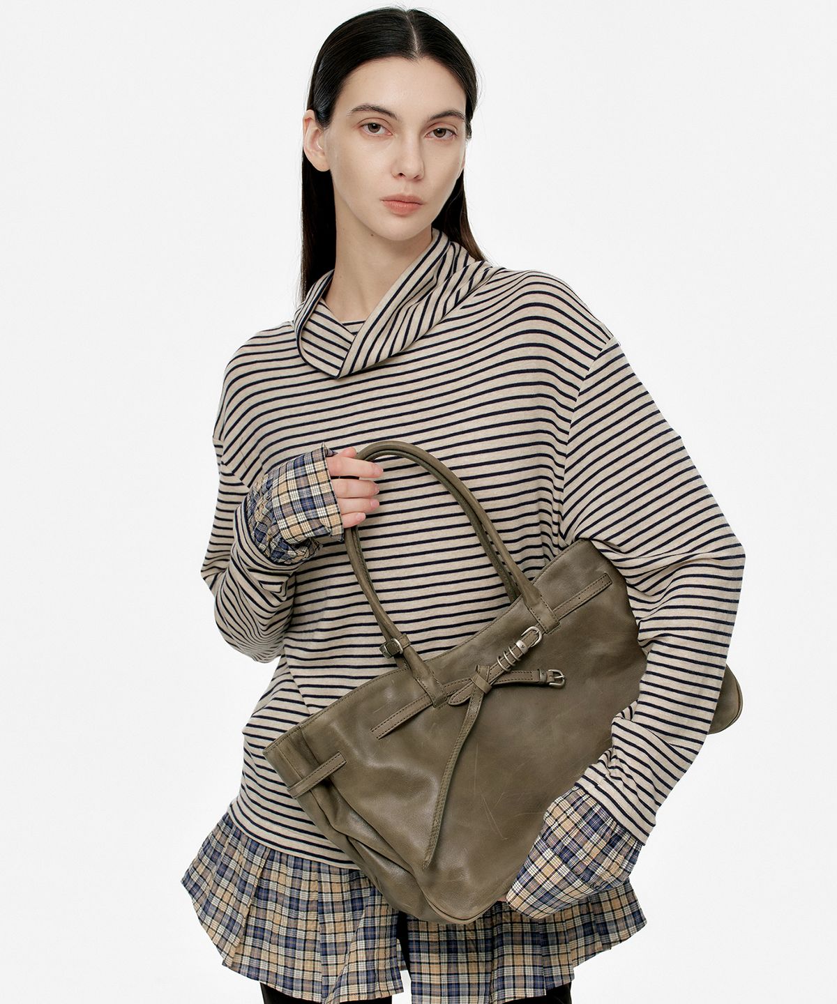 마지셔우드(MARGESHERWOOD) GRANDMA USED BAG LARGE_etoffe pull-up