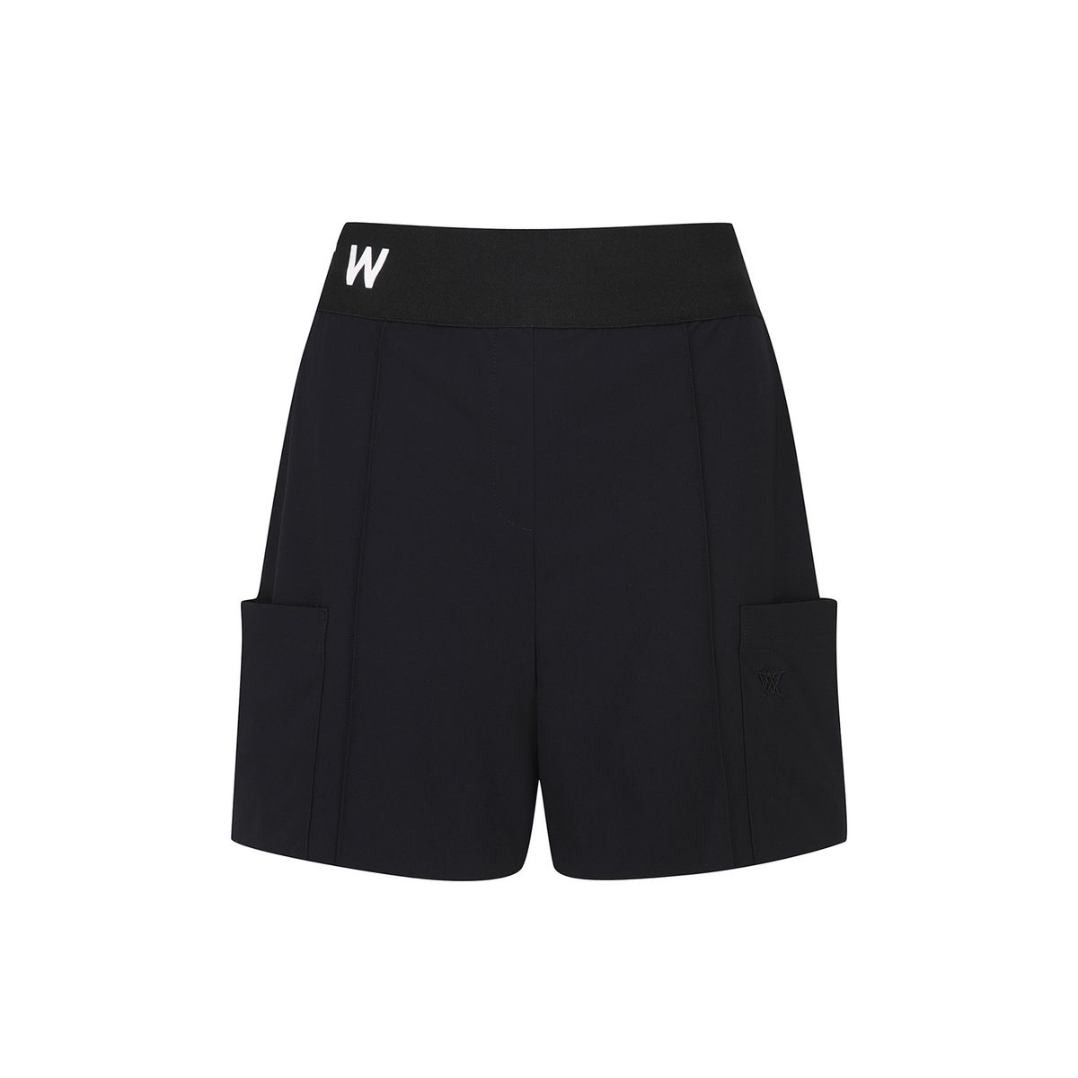 어뉴골프(ANEW GOLF) WOMEN SM ESSENTIAL COOL HALF PANTS_BK