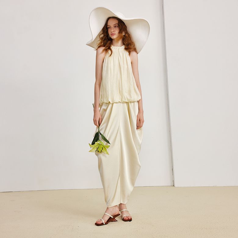 YY_Off-the-shoulder long dress