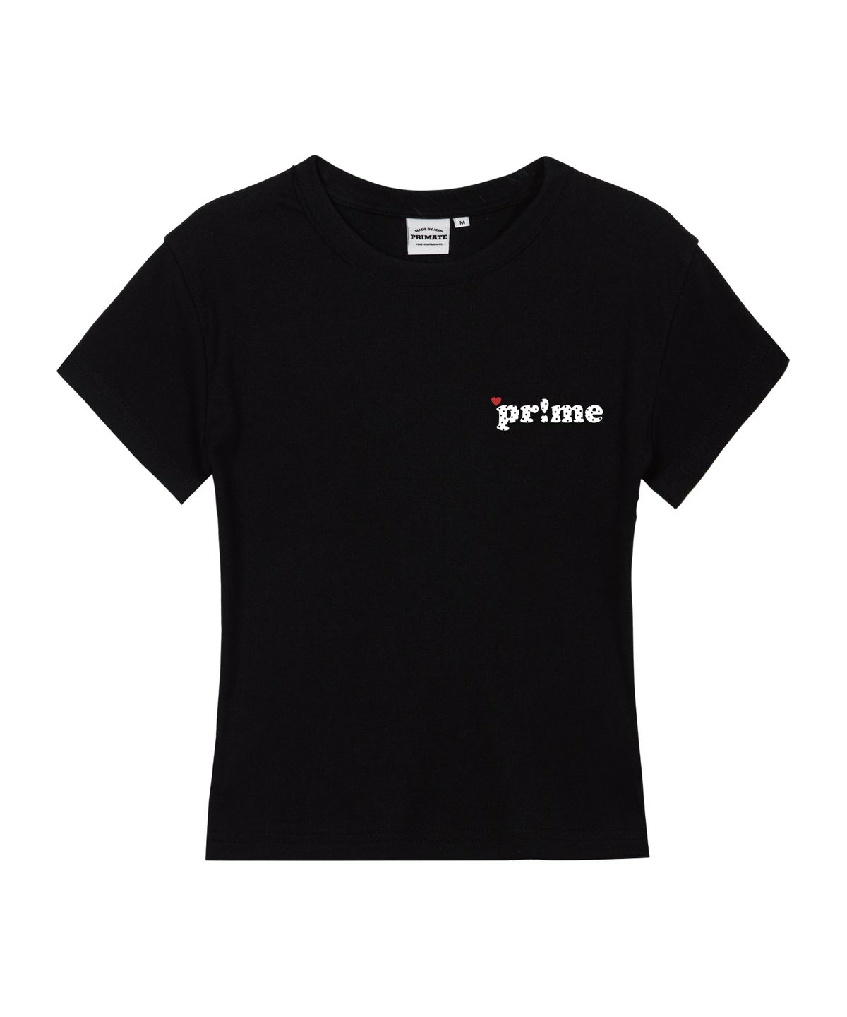 프라임에이트(PRIMATE) MINI HEART PRIME 여성 슬림핏 반팔티셔츠 5 COLORS