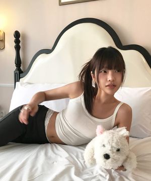 에르고핏 모달골지 끈 나시탑 (캡내장)