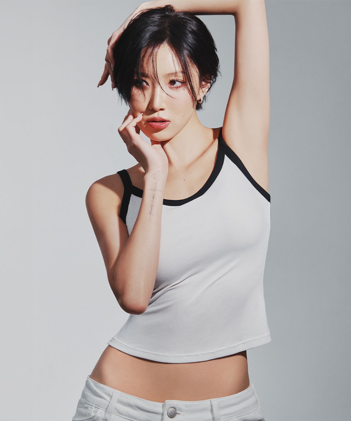 컴포트랩(COMFORTLAB) 에르고핏 모달골지 끈 나시탑 (브라일체형)