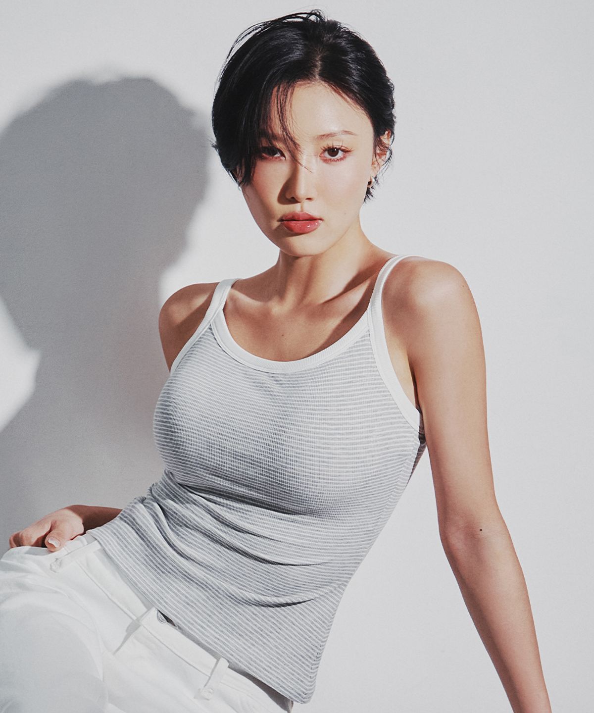 컴포트랩(COMFORTLAB) 에르고핏 모달골지 끈 나시탑 (브라일체형)