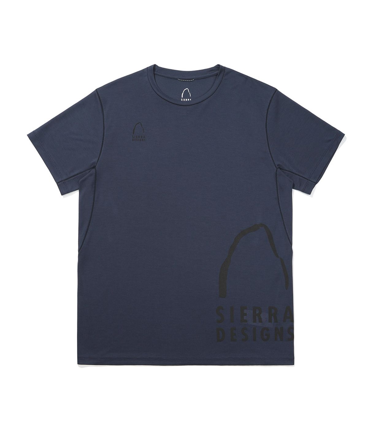 시에라디자인(SIERRA DESIGNS) 세락(SERAC) 폴라텍 델타 하프돔 반팔티셔츠 NAVY
