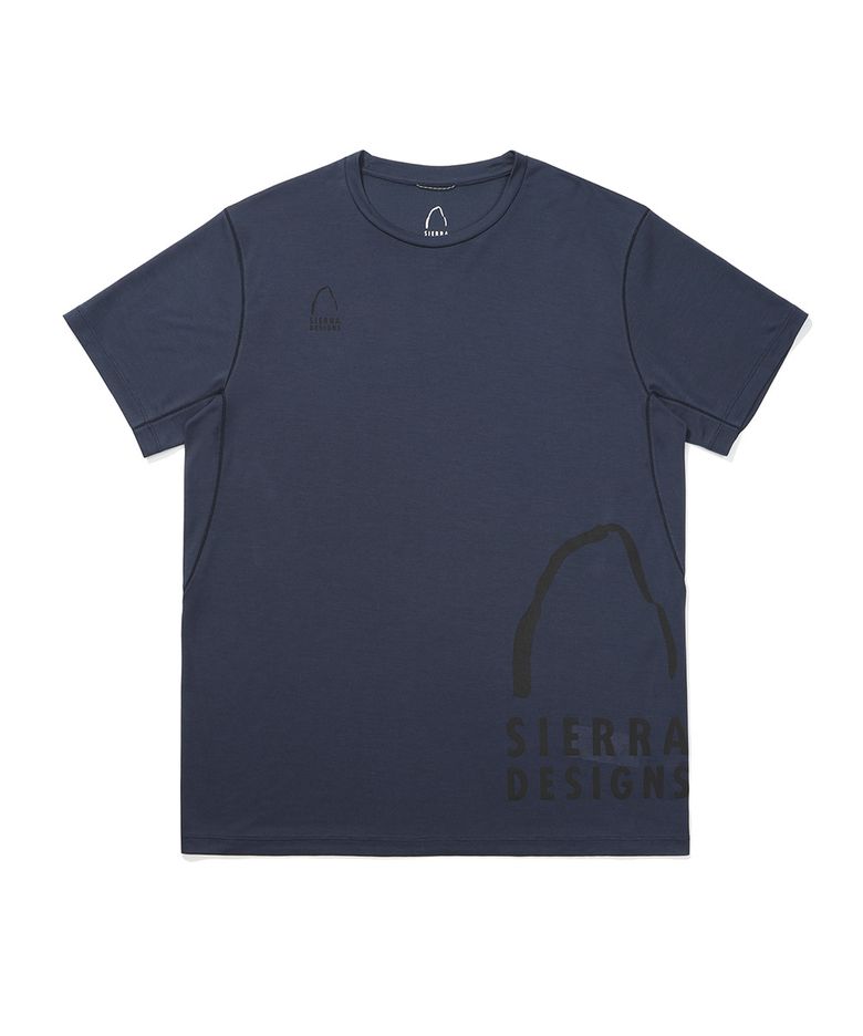 세락(SERAC) 폴라텍 델타 하프돔 반팔티셔츠 NAVY