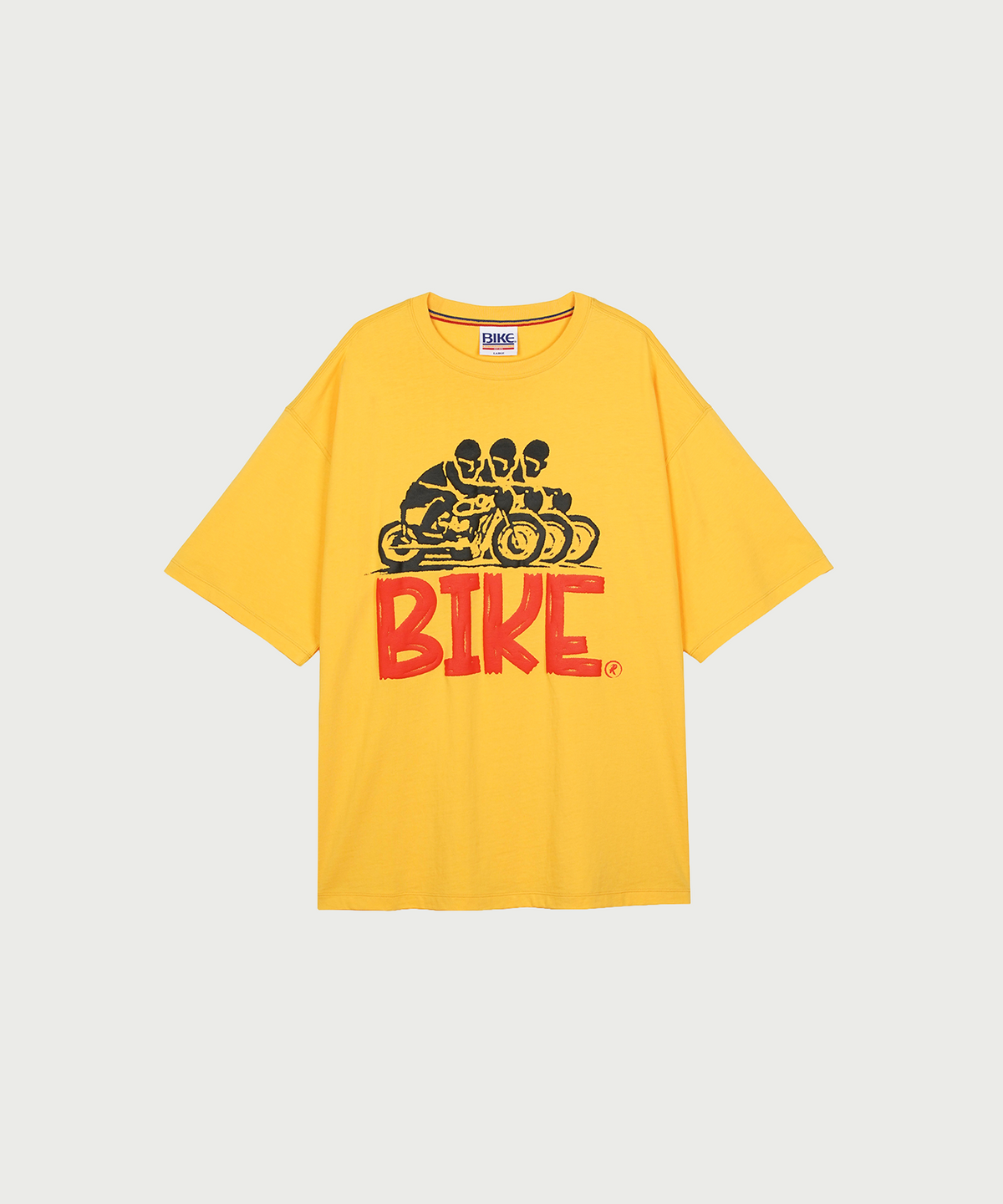 바이크(BIKE) 라이더스 티셔츠 옐로우