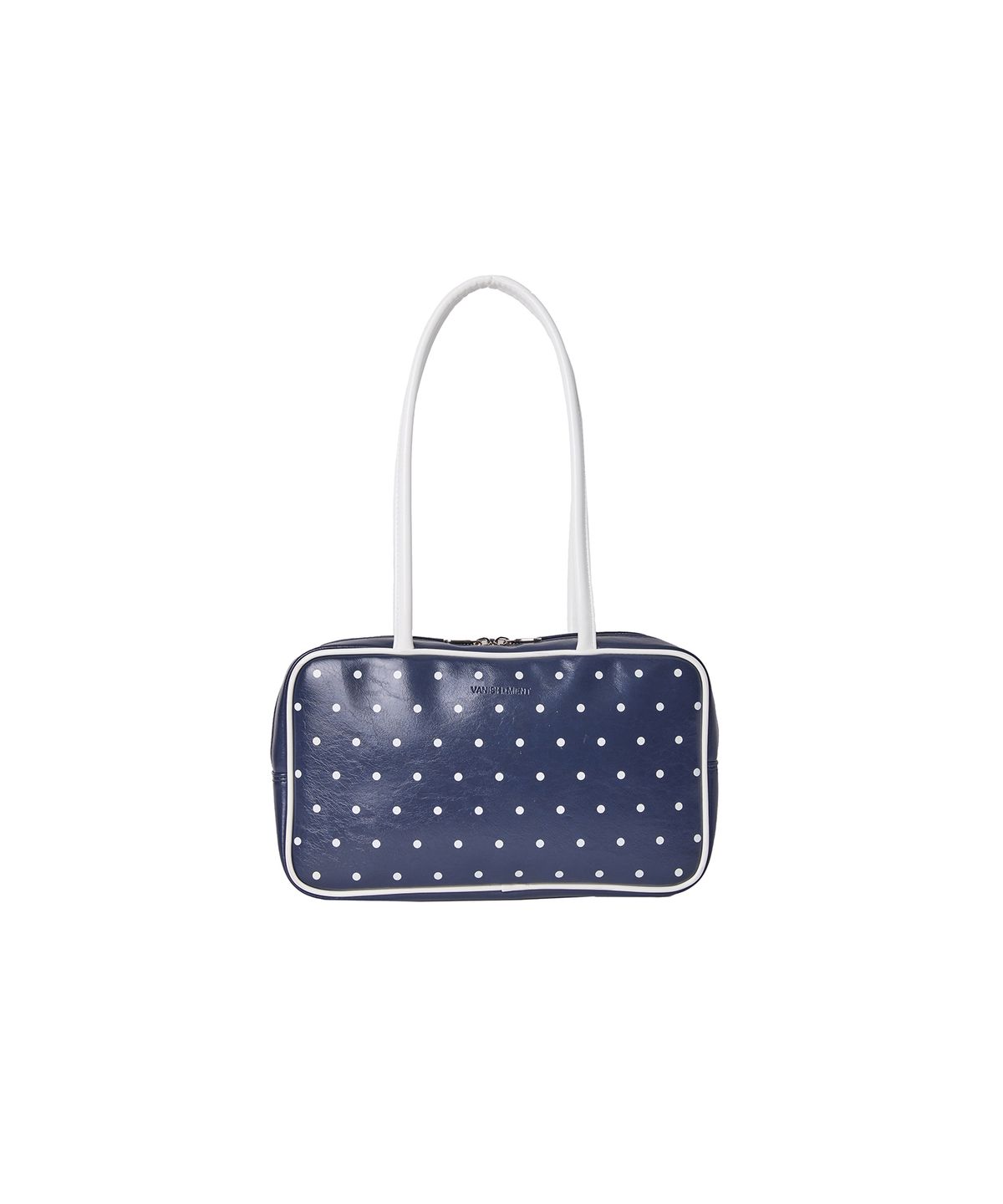 바니쉬먼트(VANISHMENT) Dot square bag_navy