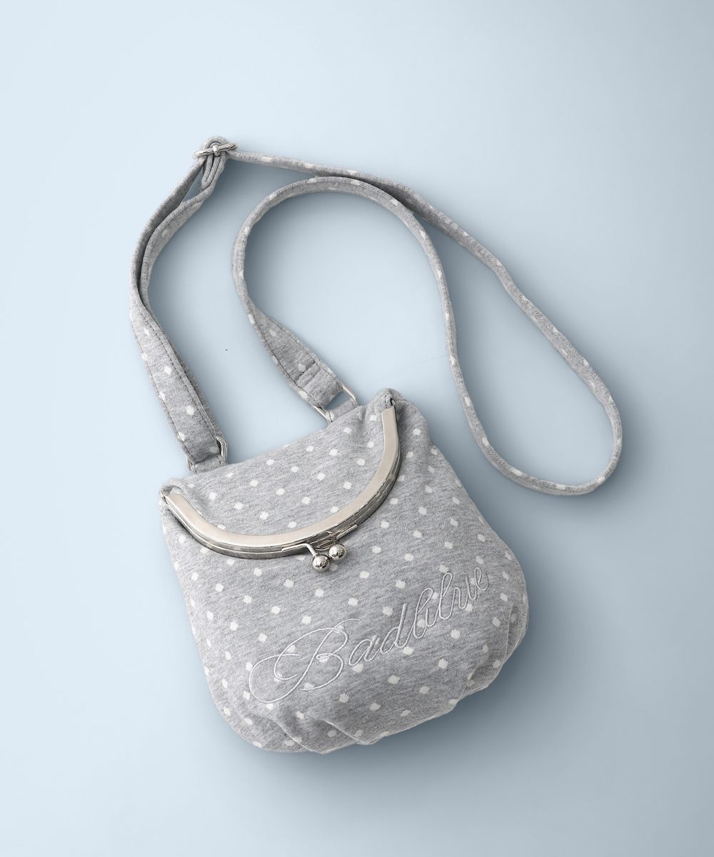 MUSINSA公式 | BADBLUE Dot Cozy Bao Bag Gray