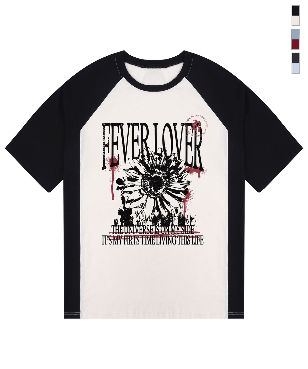 그레이버(GRAVER) [UNISEX]FEVER LOVER 래글런 반팔티_3color