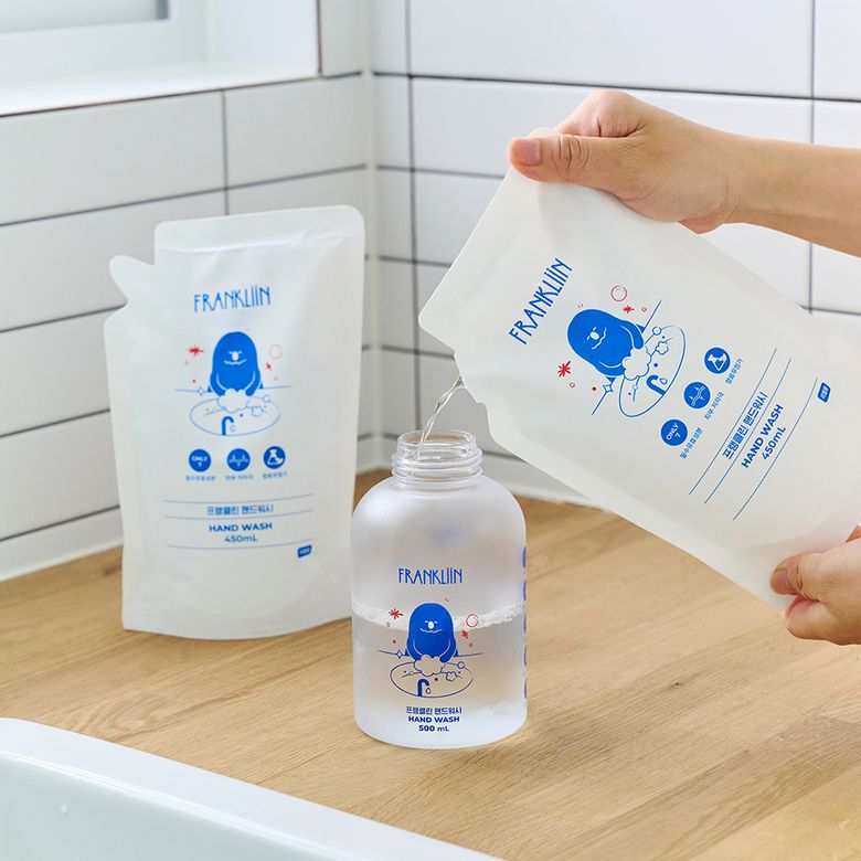 [무럭베페특가] 아기 핸드워시 리필 450ml 거품형