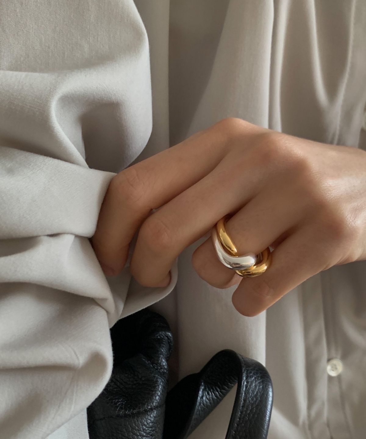바라두(BARADU) [BARADU 925] Combi double point ring