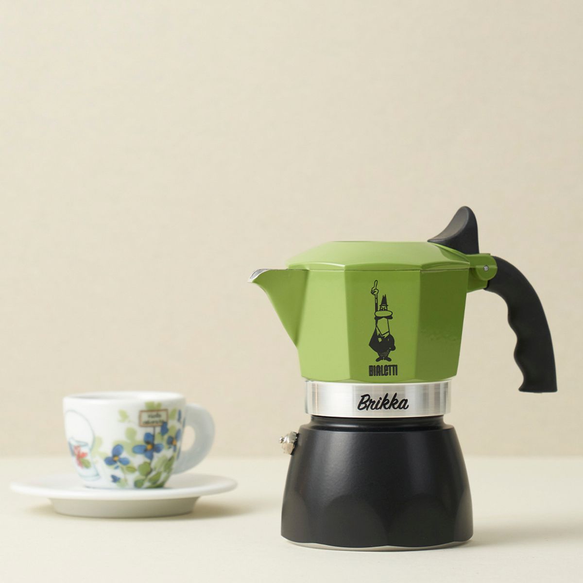 비알레띠(BIALETTI) 비알레띠 뉴 브리카 올리브그린 2컵