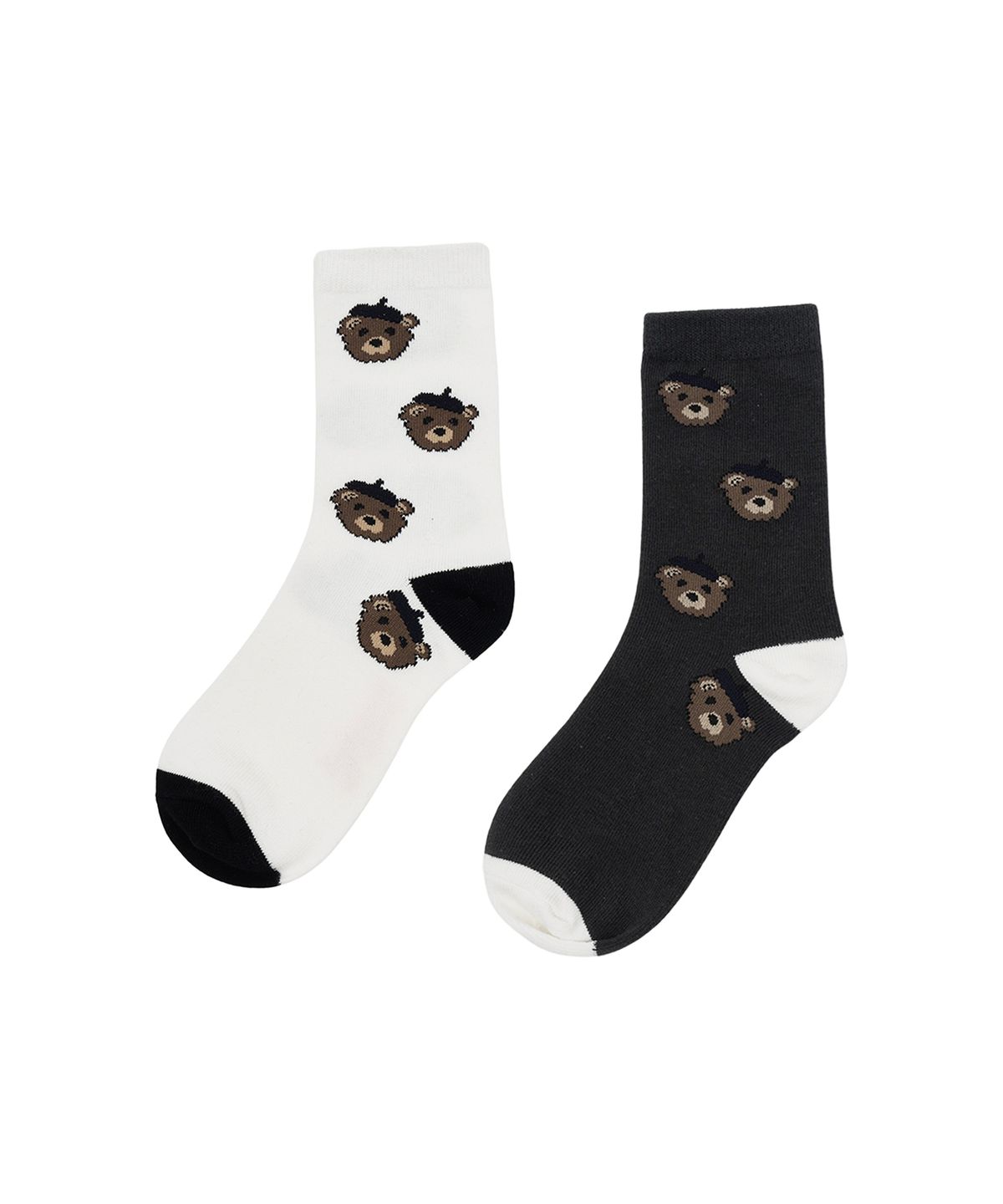 마리떼 키즈(MARITHÉ KIDS) ENFANT BEAR LONG SOCKS 2PACK multi