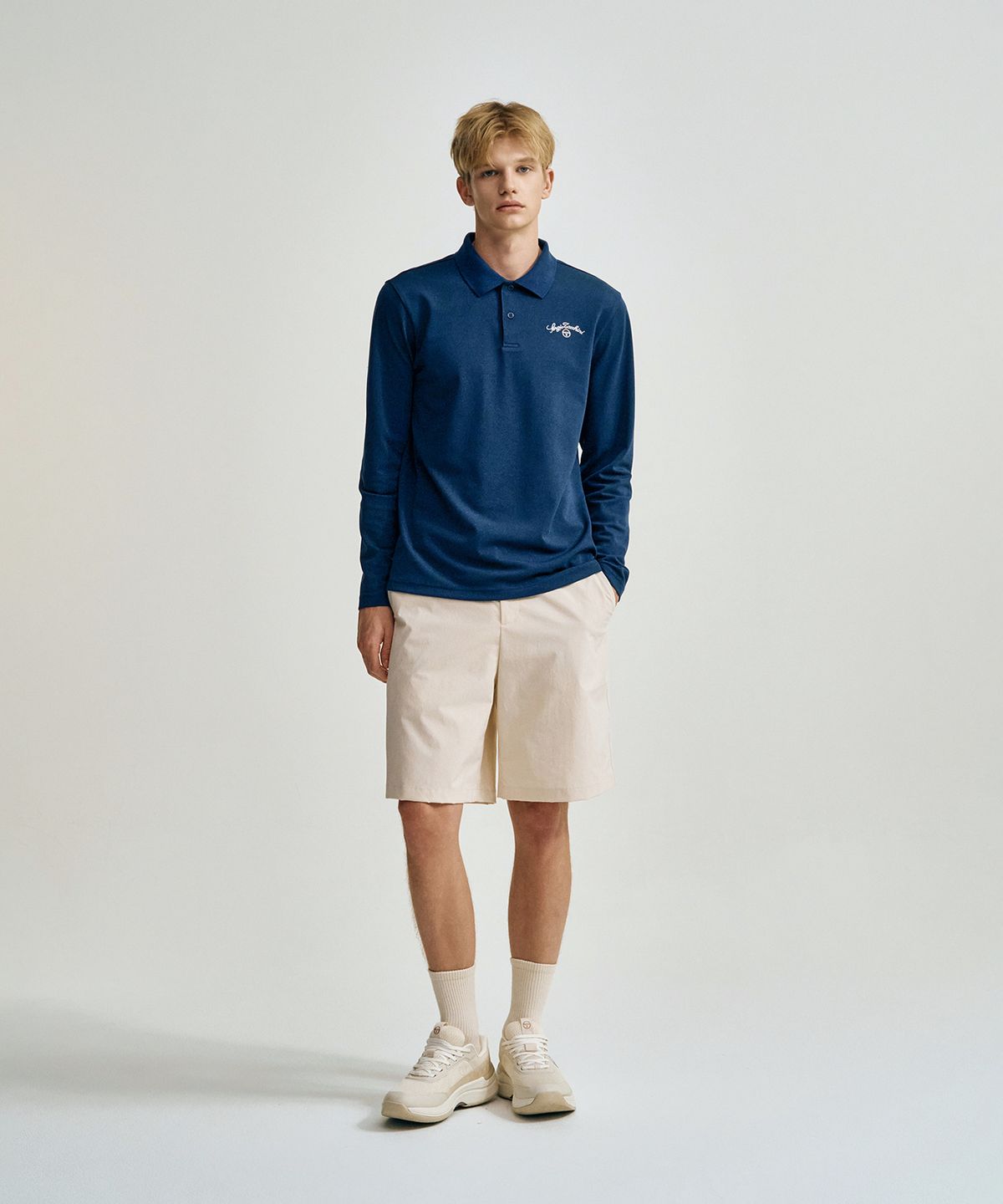 세르지오 타키니(SERGIO TACCHINI) M 타키니 모던 긴팔 폴로 (Navy)