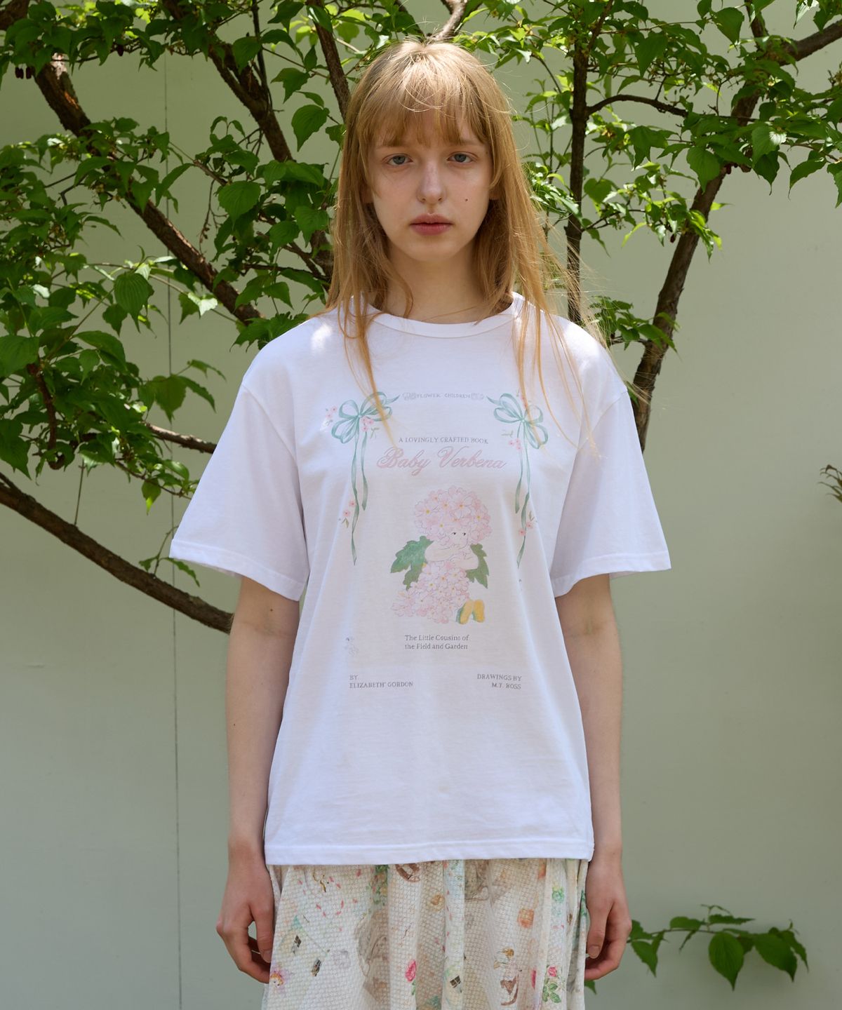 펀프롬펀(FUNFROMFUN) Fairy verbena tee, White