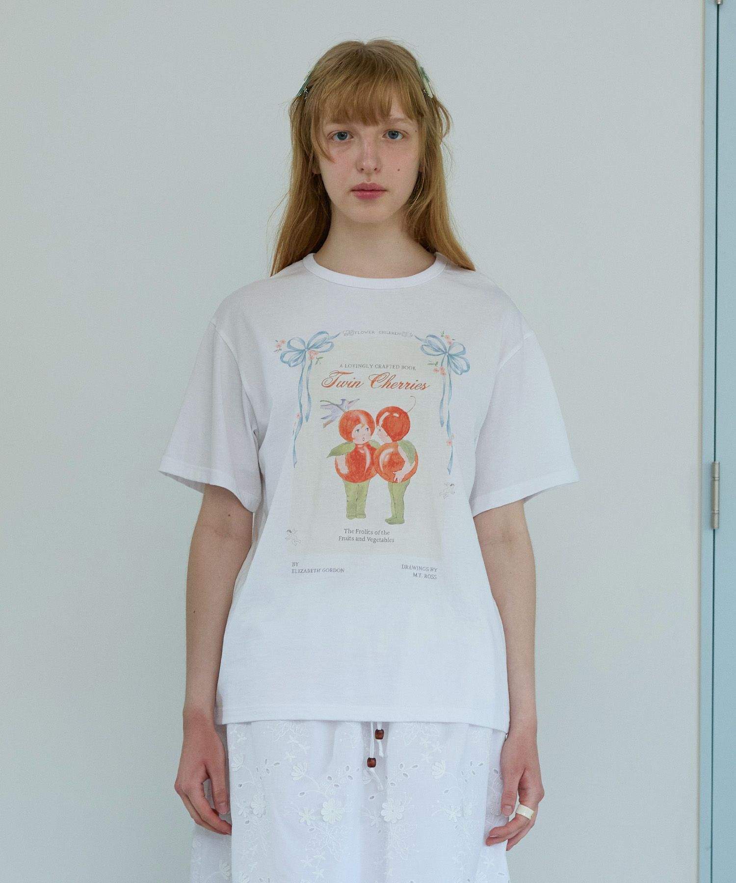 ★FUNFROMFUN★ FAIRY CHERRY TEE MUSINSA | FUNFROMFUN Fairy cherry tee, White