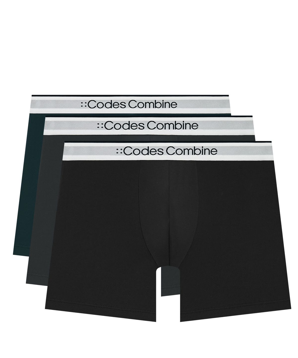 코데즈컴바인 이너웨어(CODES COMBINE INNERWEAR) [액티브에어] 모노톤 롱드로즈 3PACK