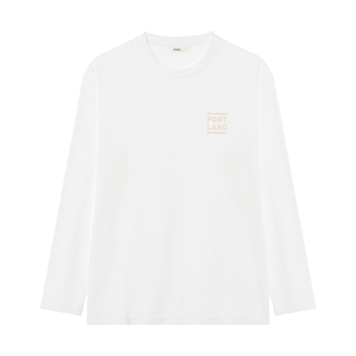 나우(nau) 포틀랜드 롱슬리브 티셔츠 O.White