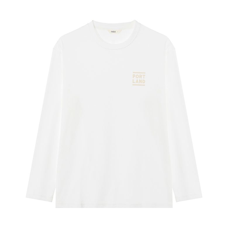 포틀랜드 롱슬리브 티셔츠 O.White