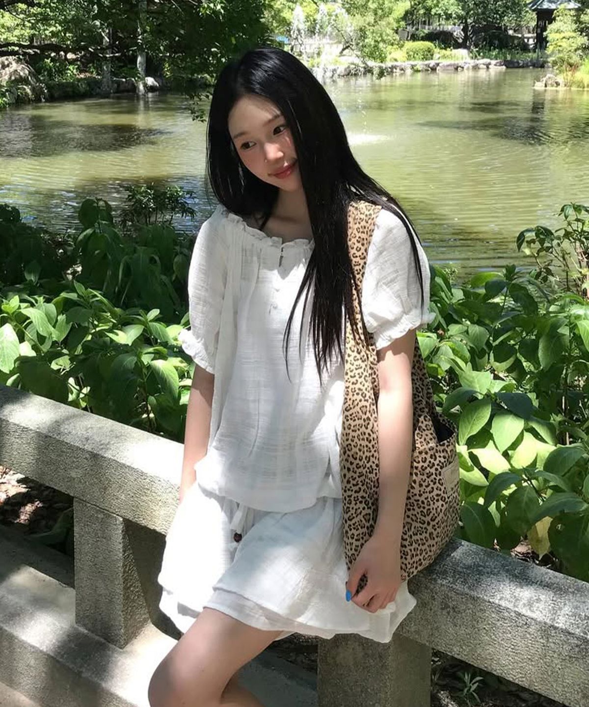 펀프롬펀(FUNFROMFUN) Boho Off Shoulder Jumpsuit, White