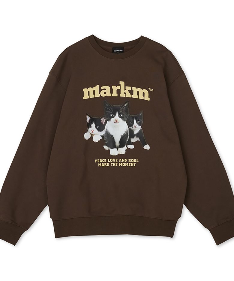 MARKM 키튼 크루넥 맨투맨 (MJIBH8409)