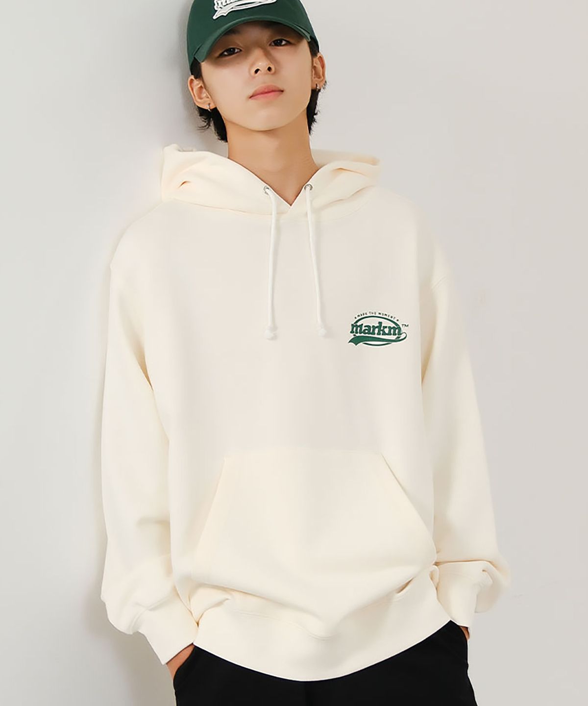 마크엠(MARKM) MARKM 스윙 로고 후디 (MJIBH8601)