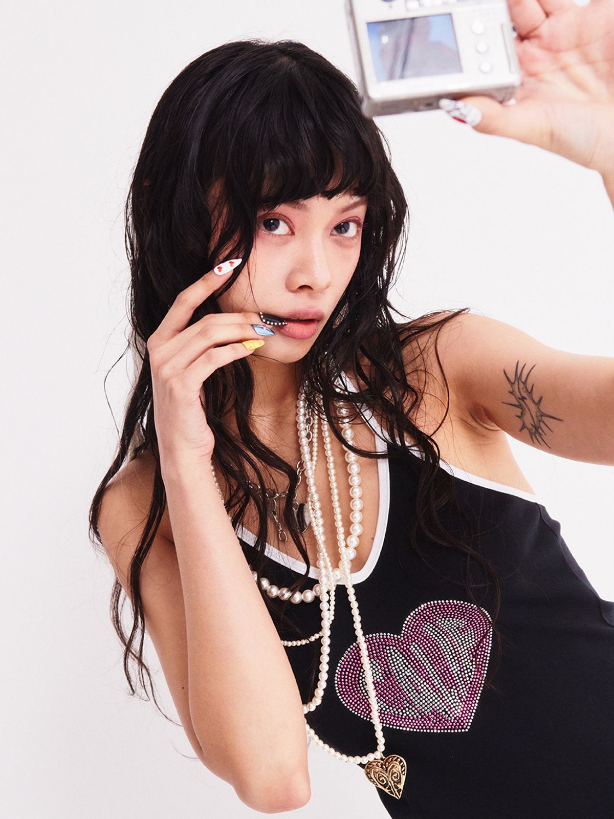 에즈이프 캘리(ASIF CALIE) CALIE HOTFIX HALTERNECK SLEEVELESS BLACK