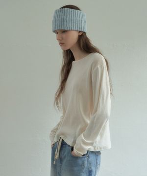 솔리드 메시 롱 슬리브_CTT327(화이트)