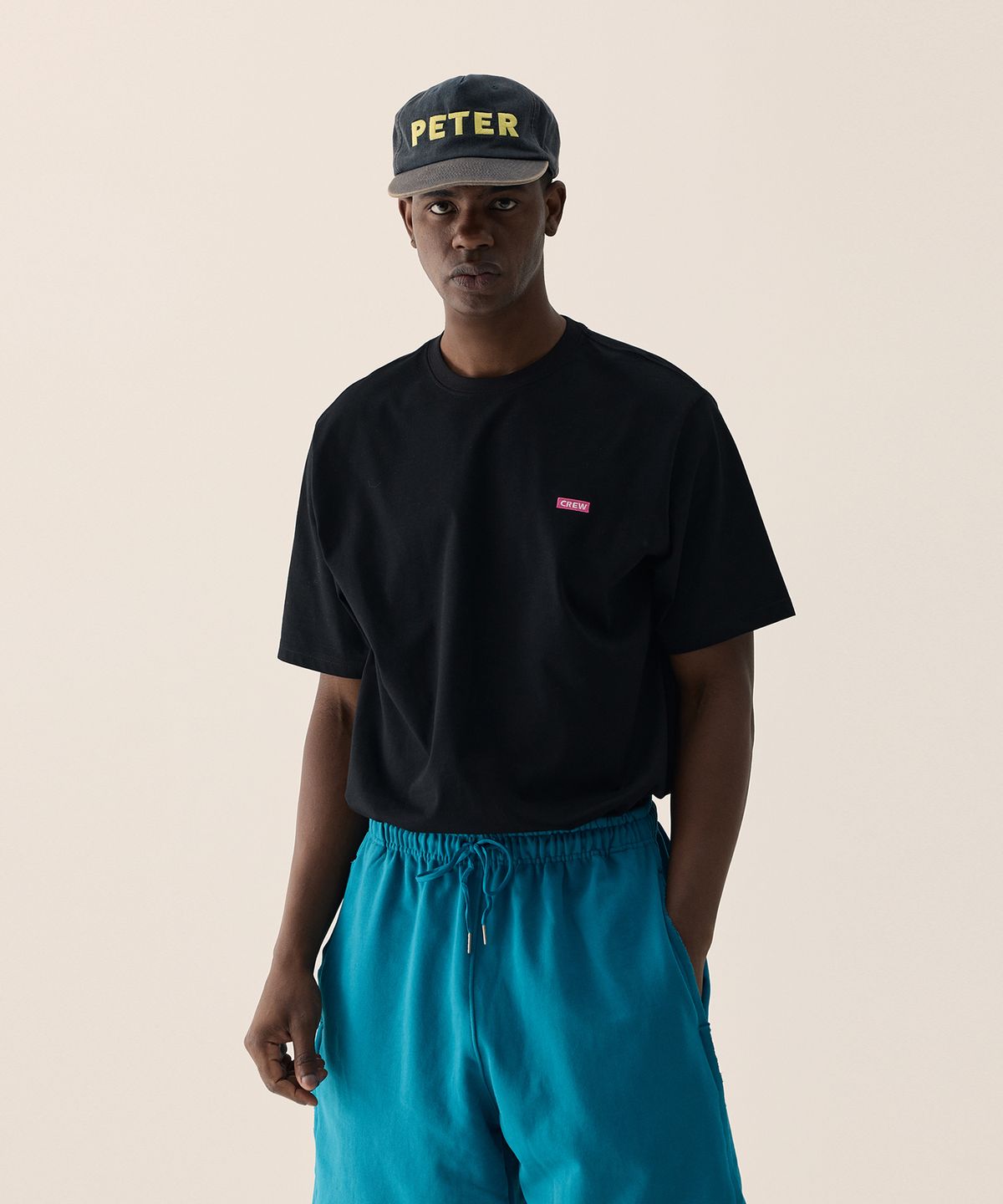 크루멤버스온리(CREW MEMBERS ONLY) PALM TREE CREW TS BLACK