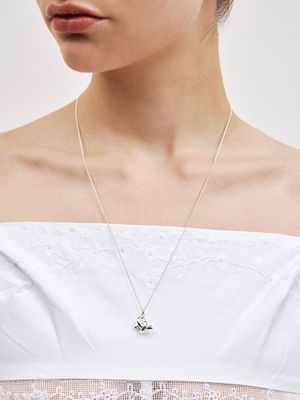 pretzel pendant necklace