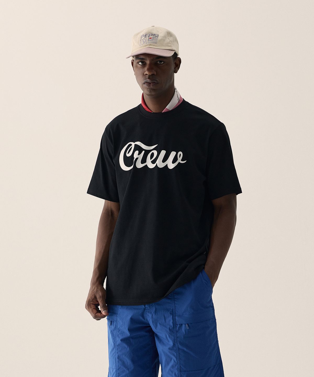 크루멤버스온리(CREW MEMBERS ONLY) CREW LOGO TS BLACK