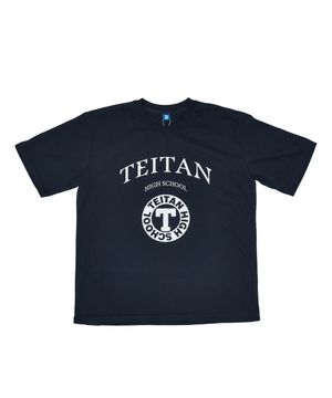 명탐정 코난 테이탄고 그래픽 반탈 티셔츠