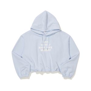 여성 윈터 크롭 후드 라이트 블루 (MHIBI8656)