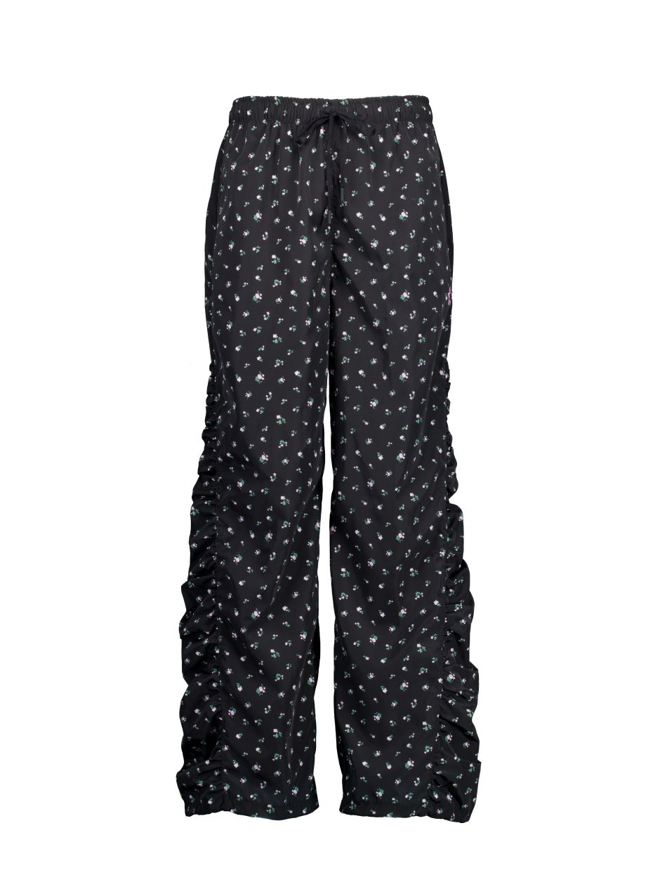SETUP-EXE★韓国★人気★FLOWER SHIRRING PANTS MUSINSA公式 | SETUPEXE FLOWER SHIRRING PANTS / BLACK